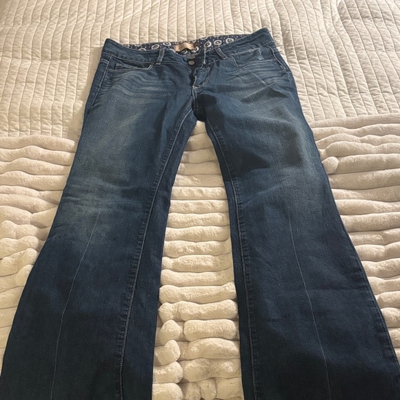 PAIGE Denim - PAIGE Dark Blue Flare Jeans